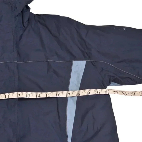 Helly Hansen Ski Jacket Long Hood Insulated Blue Helly Tech  Size Small - Picture 11 of 13